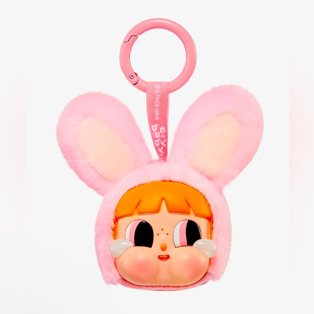 SALE- POP MART CRYBABY × Powerpuff Girls Series Plush (Bunny Blossom) - NIB